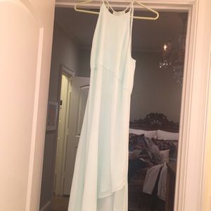 Silk BCBG pastel green dress